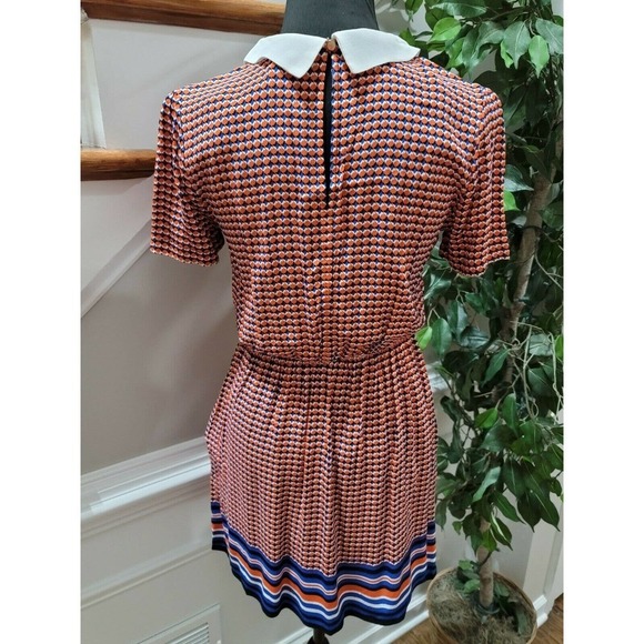 Forever 21 Women's Multicolor 100% Rayon Half Sleeve Knee Length Dress Size S - Picture 8 of 12